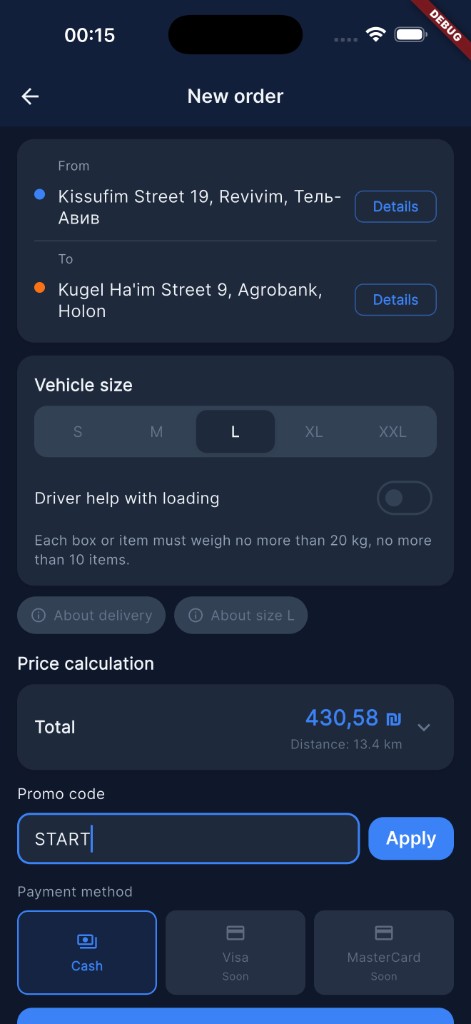 MovilUp mobile app